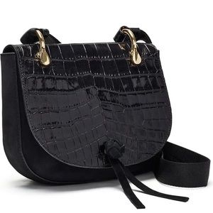 Elizabeth and James Leather Saddle Bag